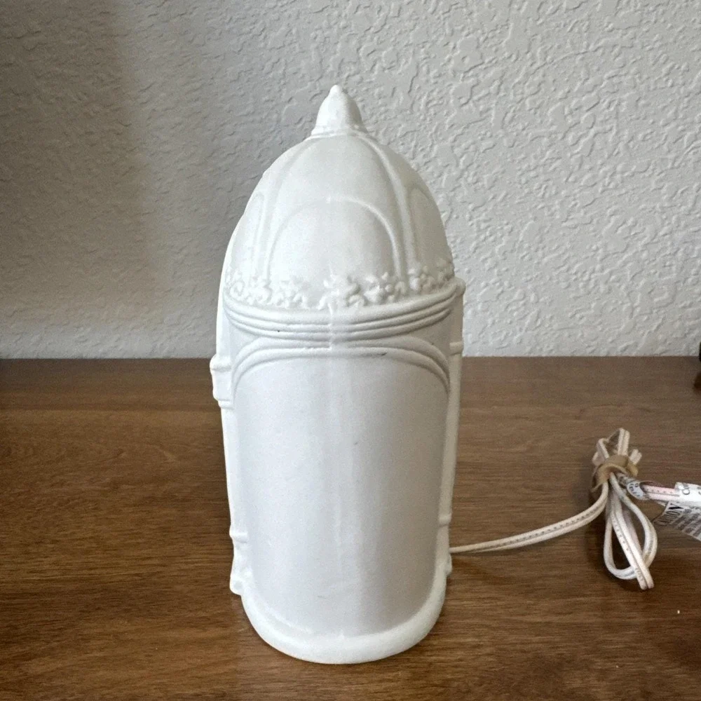 Vntg Porcelain Nativity Scene Lighted Corded Bethlehem Collection 1996 Edition
